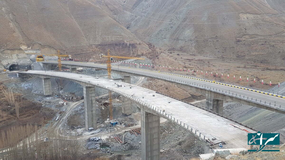 شمارش معکوس برای بهره‌برداری از قطعه جدید آزادراه تهران - شمال