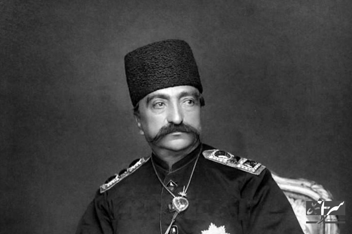 سنگ قبر دختر ناصرالدین شاه در بهشت زهرا