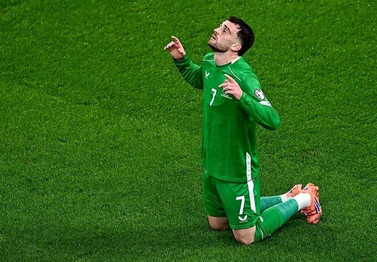 3 روز، 5 گل، یک قهرمان: سقوط ایرلند در پلی‌آف جام جهانی!