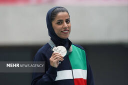 خدابنده: پرچم ایران خستگی‌ام را برد؛ مدال نقره در دستانم!