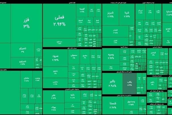برای نخستین‌بار در تاریخ بورس ایران / هیچ نمادی منفی نماند