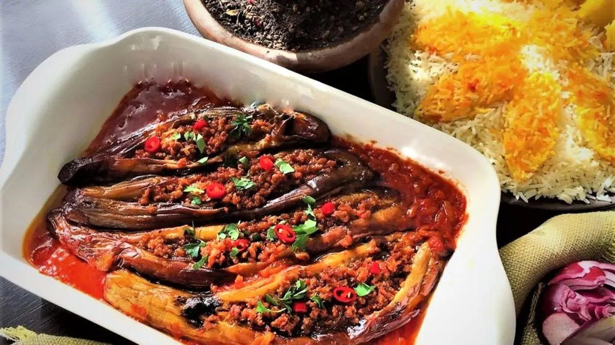 یاد بگیر چجوری بادمجان شکم‌پر درست کنی
