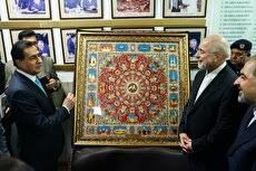 قالیباف، رئیس مجلس پاکستان را غافلگیر کرد: هدیه نفیس و واکنش باورنکردنی! (ویدئو)