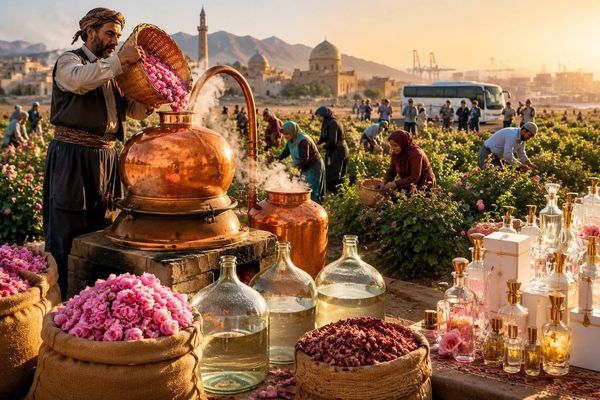 اقتصاد گل محمدی در ایران / از گلاب‌گیری تا صادرات و ارزآوری