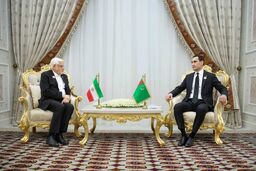 دیدار دکتر عارف با رئیس جمهور ترکمنستان